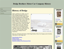 Tablet Screenshot of dodgemotorcar.com